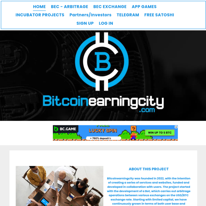 Bitcoin Earning City